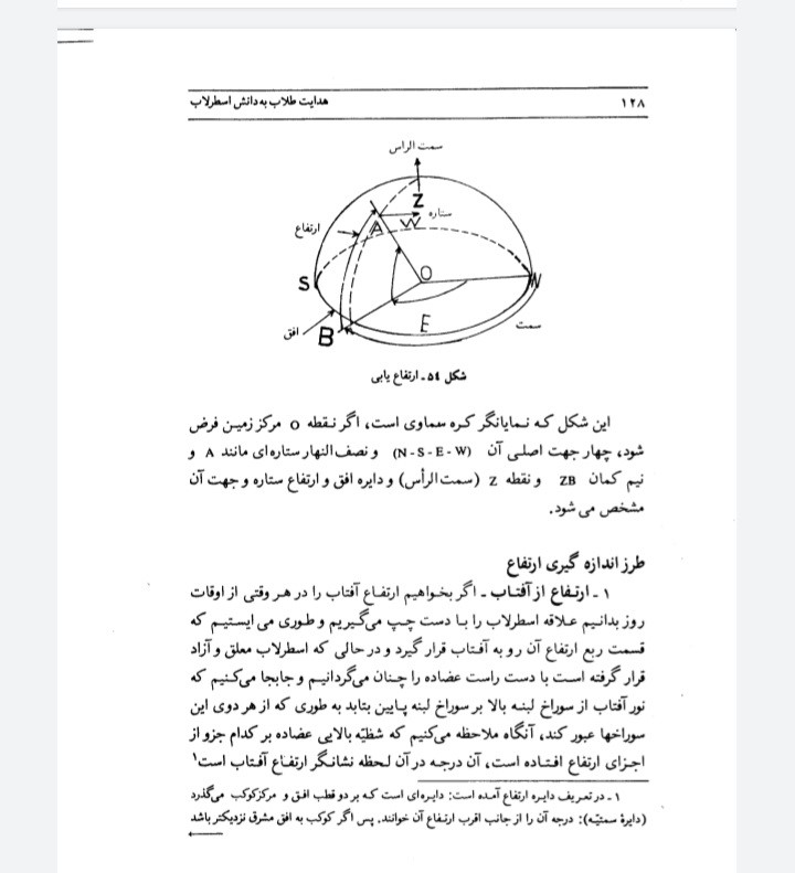 هدایت طلاب به دانش اسطرلاب